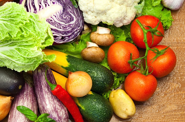 assortment of fresh vegetables