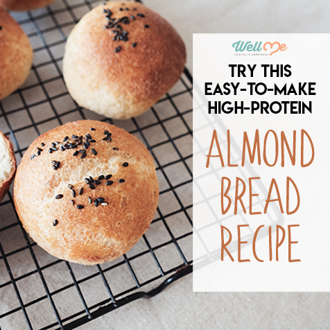 almond bread recipe title card