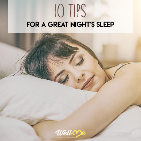 10 Tips for a Great Night's Sleep | WellMe