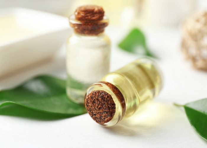 bottled tea tree oil for natural skin care products