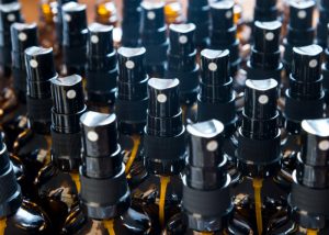 cbd cannabis oil in spray bottles