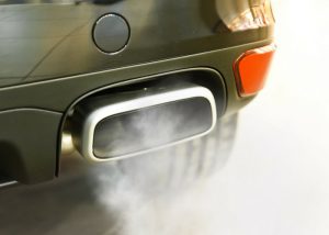 car exhaust emitting smoke