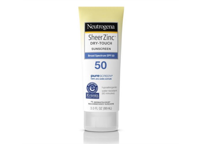 Neutrogena Sheer Zinc Dry Touch Broad Spectrum SPF 50 sunscreen