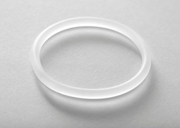 Transparent vaginal ring used for birth control