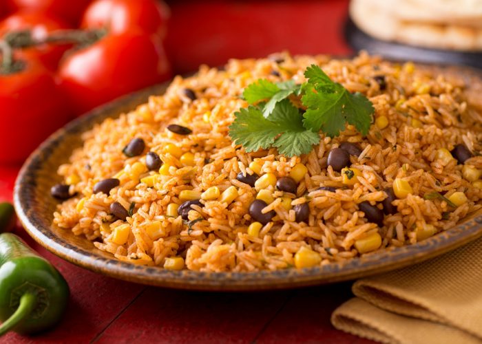 plate of mexican fried rice