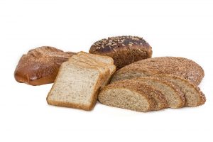 A variety of whole grain breads