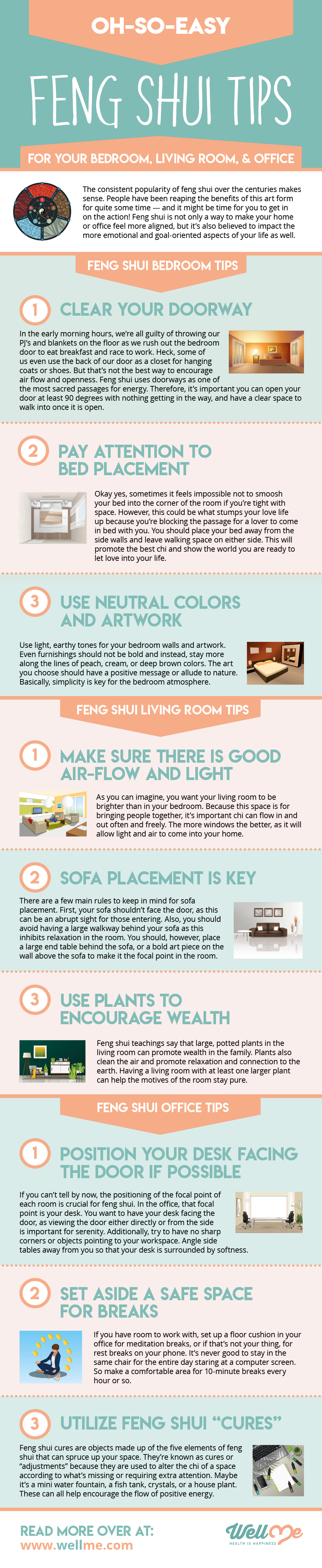 Oh-So-Easy Feng Shui Tips For Your Bedroom, Living Room, and Office
