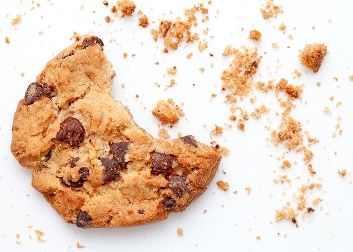 Closeup of a Keto breakfast cookie