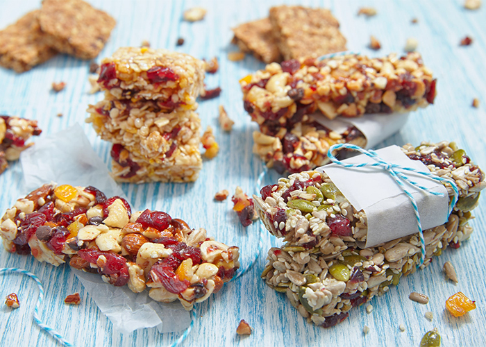 Nuts and fruits Keto protein bars