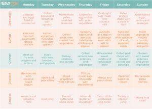 This Paleo Diet Chart for Weight Loss Helps You Pick Your Next Meal