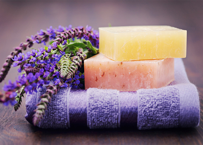 Soap essential oil blends for period cramp relief