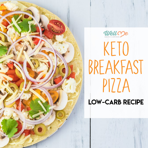 Keto Breakfast Pizza: Low-Carb Recipe