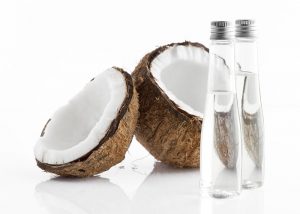 large bottles of coconut essential oil