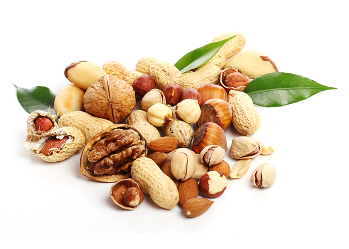 Nuts and seeds for Paleo snacks