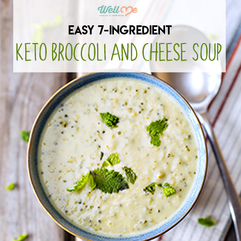 Easy 7-Ingredient Keto Broccoli and Cheese Soup