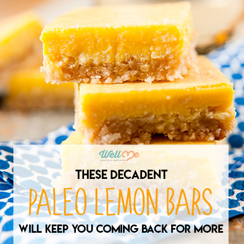 These Decadent Paleo Lemon Bars Will Keep You Coming Back for More